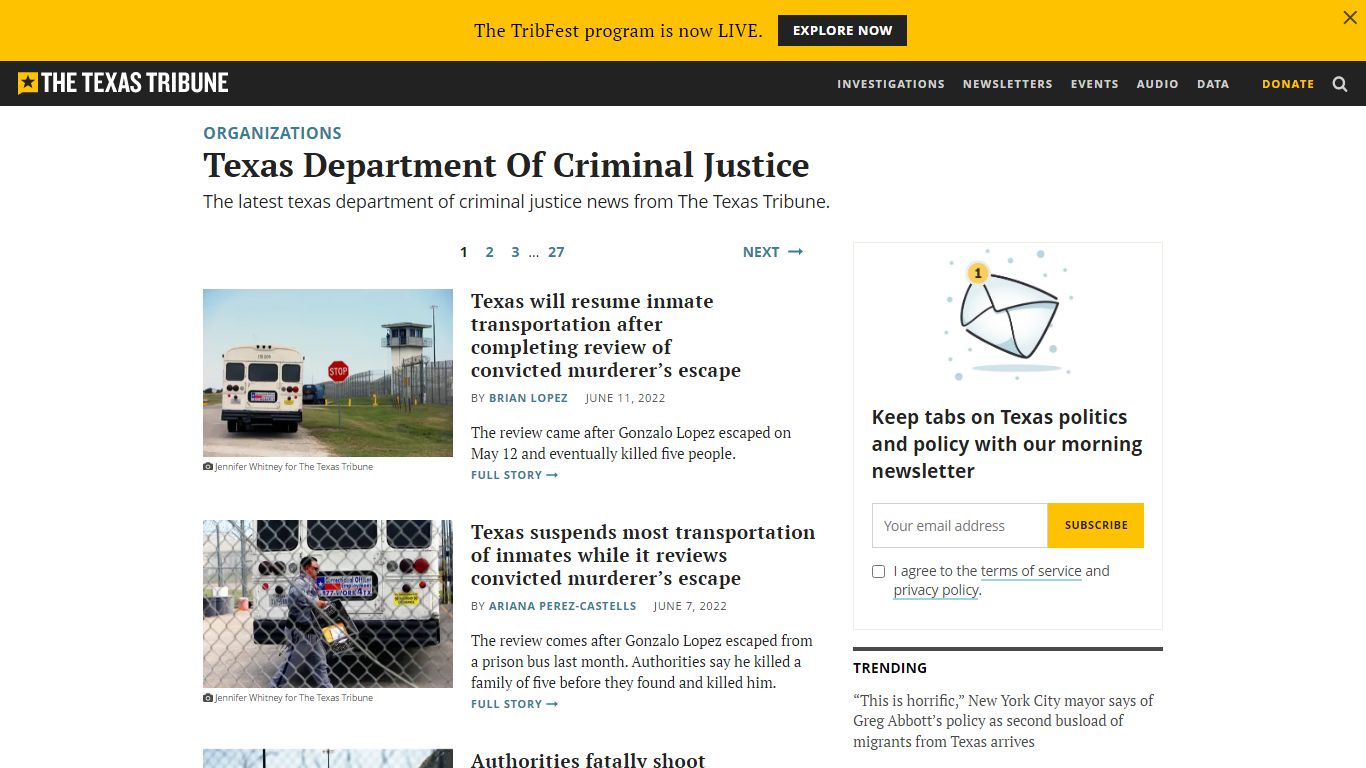 Texas Department Of Criminal Justice | The Texas Tribune